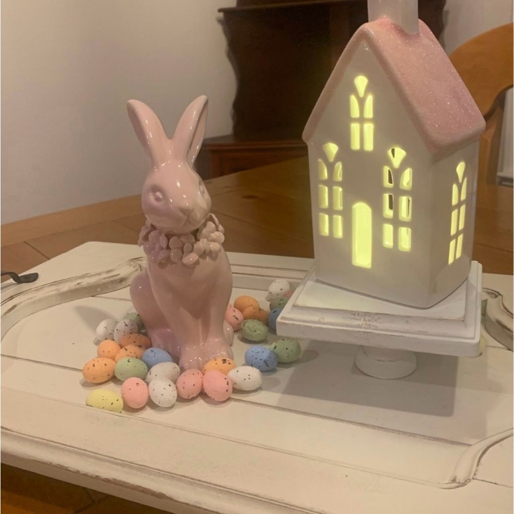 Ceramic Pink Bunny